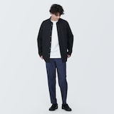 紳士　洗いざらしブロード長袖シャツ