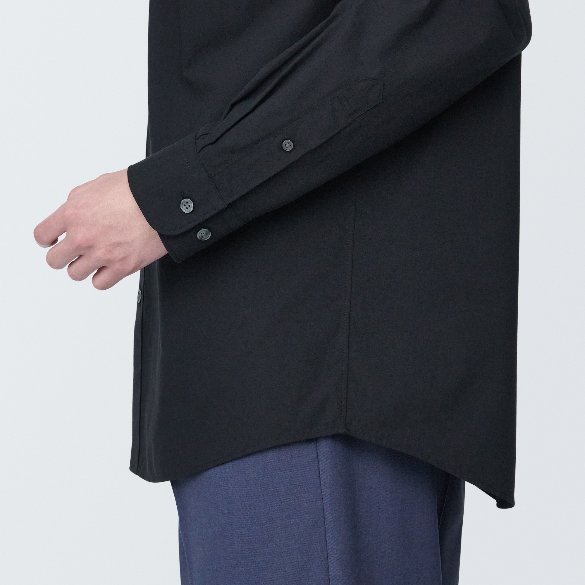 紳士 洗いざらしブロード長袖シャツ | 無印良品