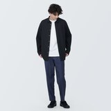 紳士　洗いざらしブロード長袖シャツ