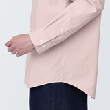 紳士　洗いざらしブロード長袖シャツ