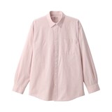 紳士　洗いざらしブロード長袖シャツ