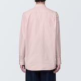 紳士　洗いざらしブロード長袖シャツ