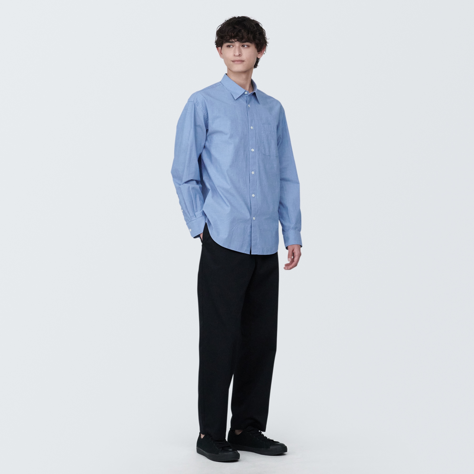 新品【S】Navy MUJI リネン洗いざらし ジャケット 無印良品 ムジ 紳士 リネン洗いざらしジャケット | 無印良品