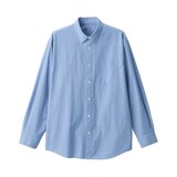 紳士　洗いざらしブロード長袖シャツ