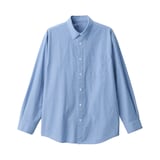 紳士　洗いざらしブロード長袖シャツ