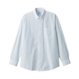 紳士　洗いざらしブロード長袖シャツ