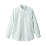 紳士　洗いざらしブロード長袖シャツ