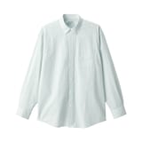 紳士　洗いざらしブロード長袖シャツ