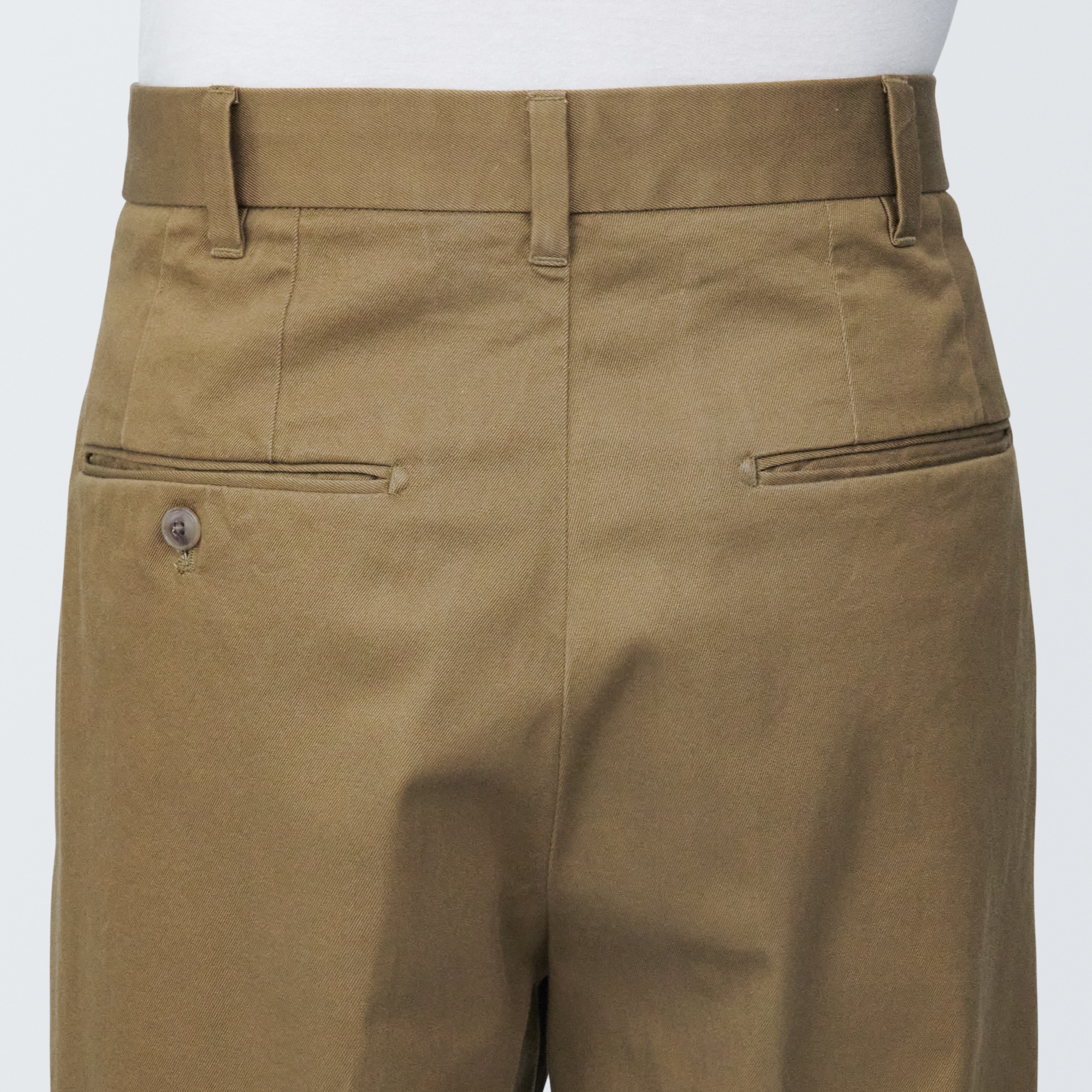 紳士 ストレッチチノタックワイドパンツ | 無印良品