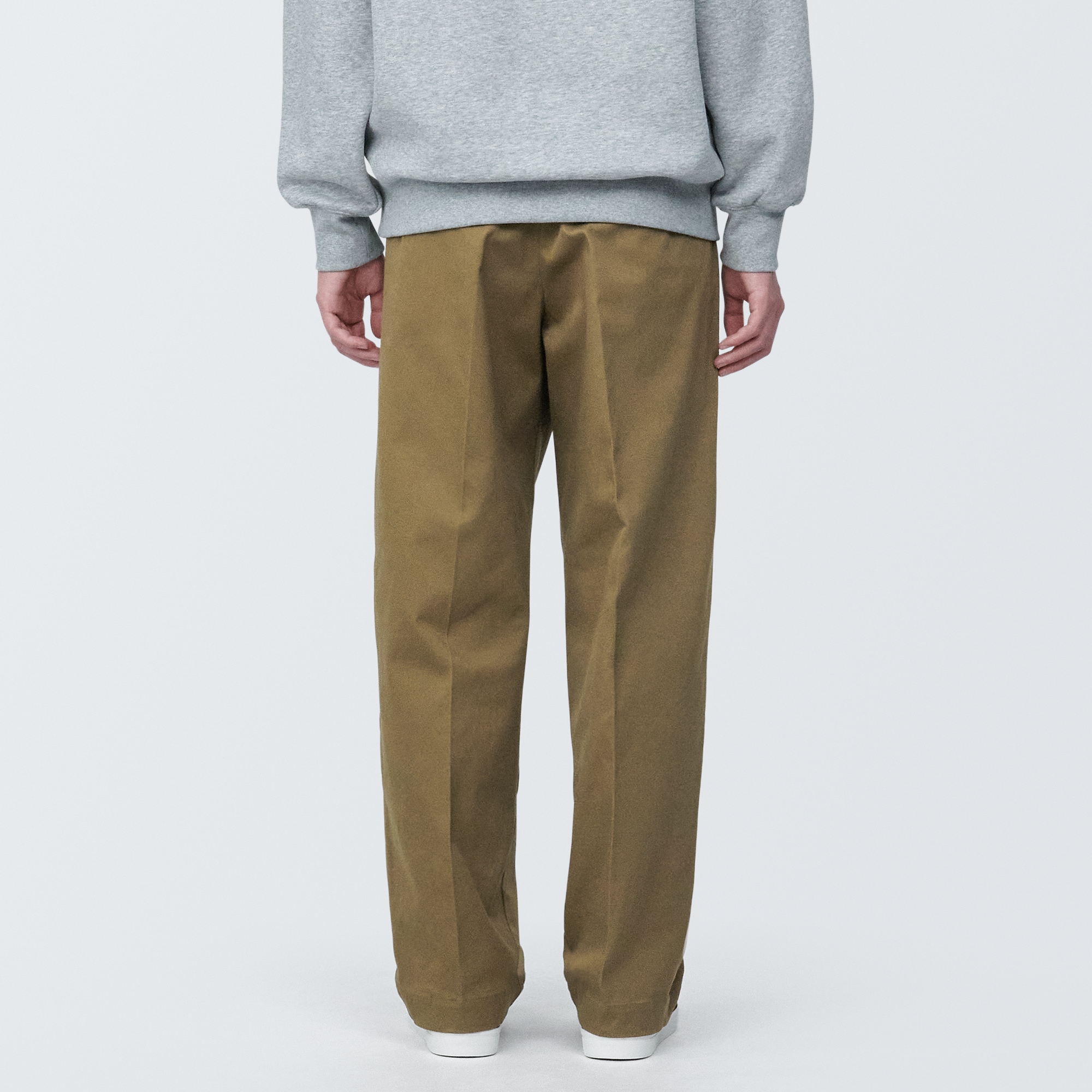 新品タグ付き　MUJI Labo 綿混タックワイドパンツ 64 新品・タグ付き＊MUJI Labo 綿混タックワイドパンツ 64 婦人 綿