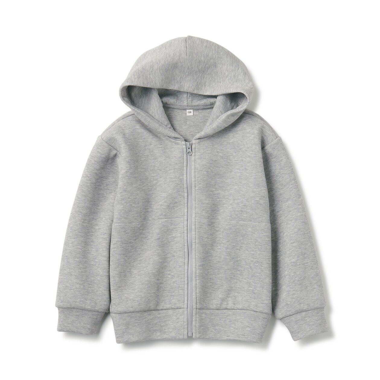 キッズ　二重編みスウェットフルジップパーカ