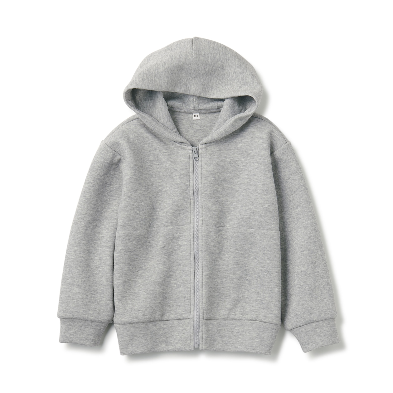 キッズ　二重編みスウェットフルジップパーカ