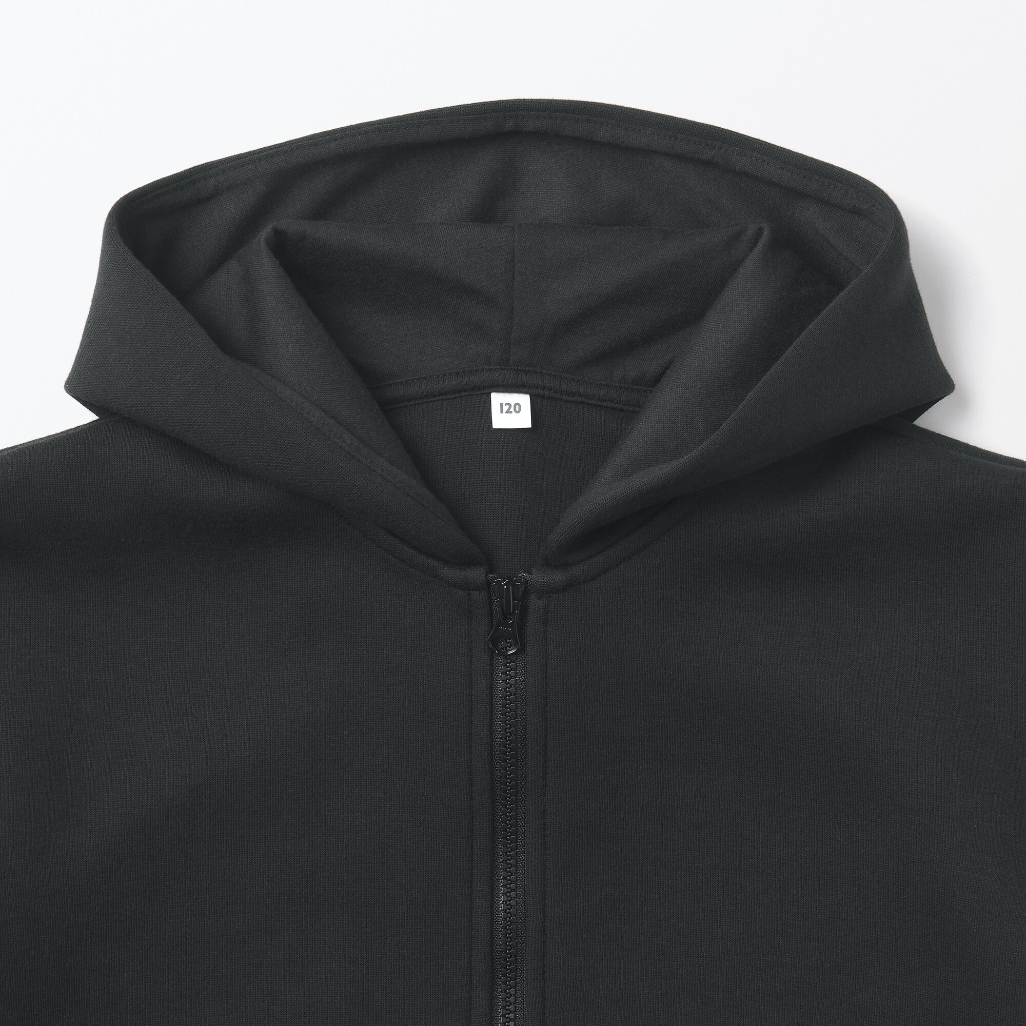 キッズ　二重編みスウェットフルジップパーカ