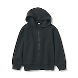 キッズ　二重編みスウェットフルジップパーカ