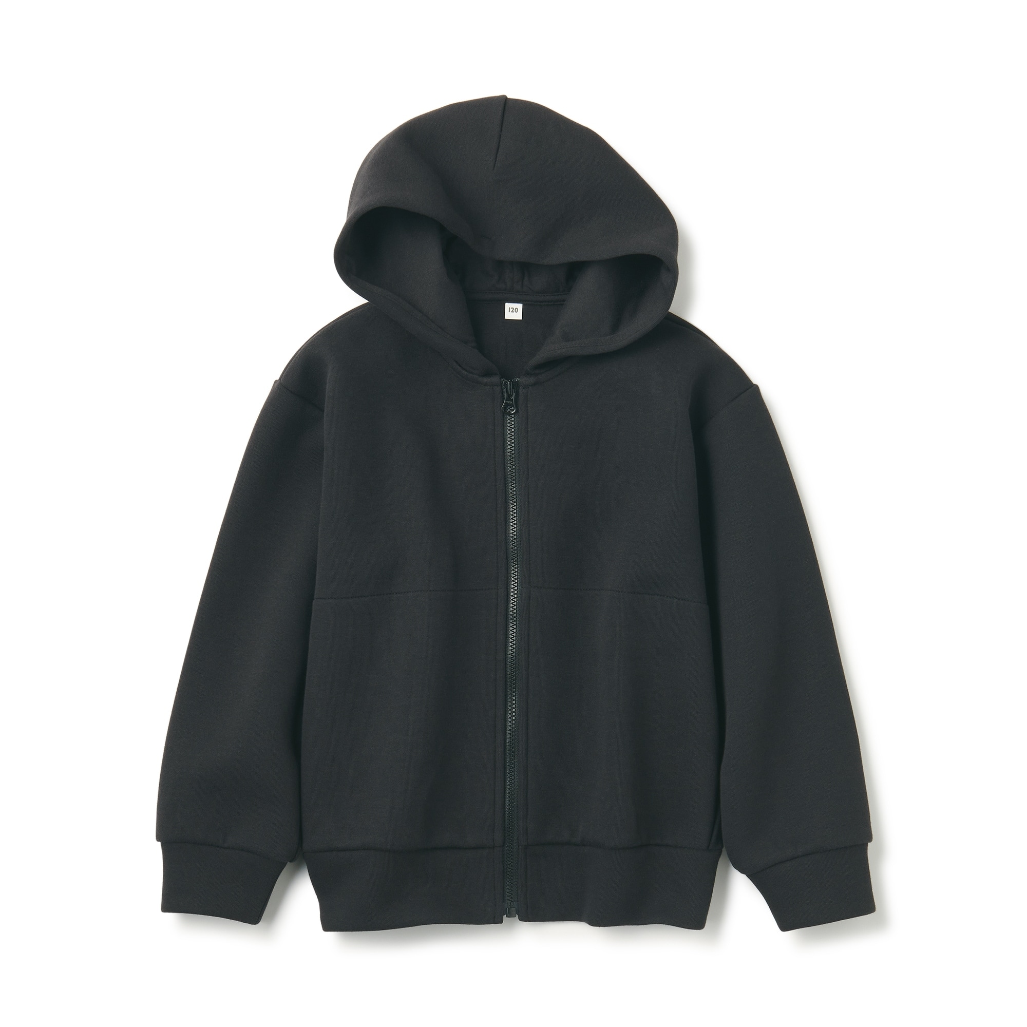 キッズ　二重編みスウェットフルジップパーカ