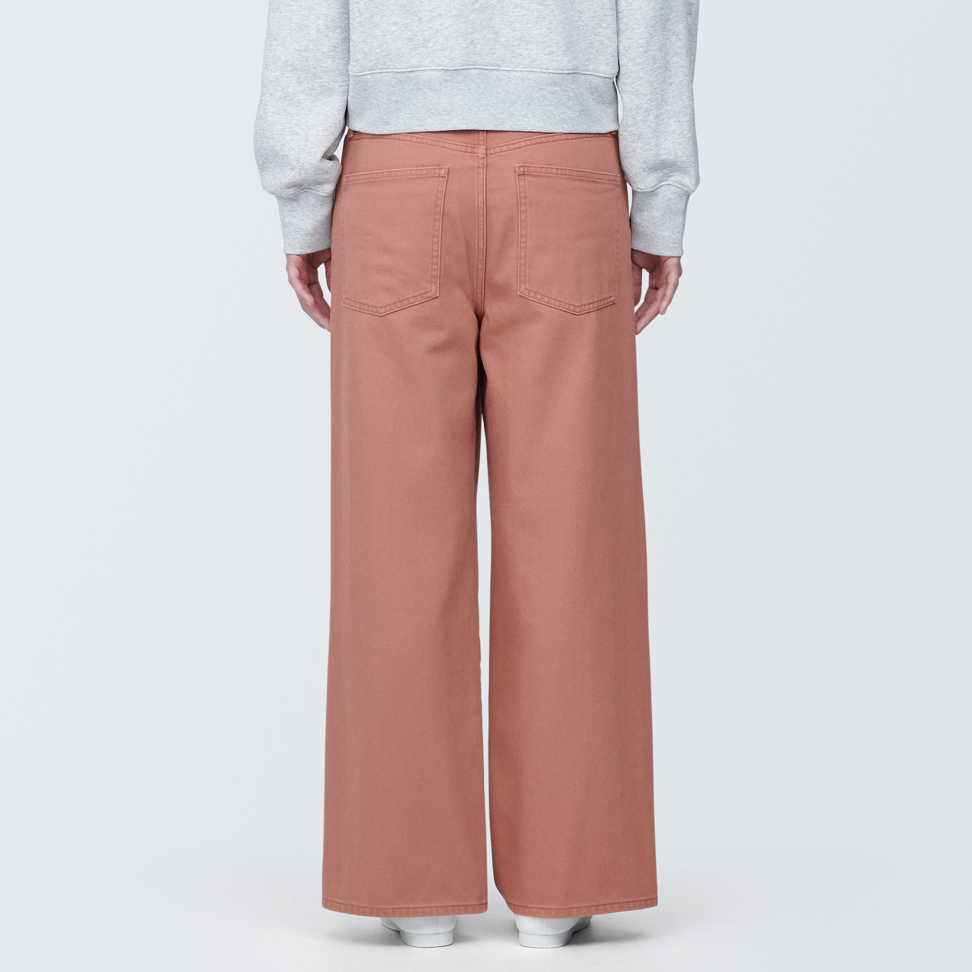 婦人 デニムワイドバギーパンツ カラー 股下72 | 無印良品