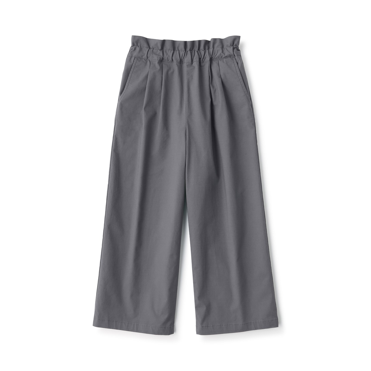 キッズ　ウエストフリルタックワイドパンツ