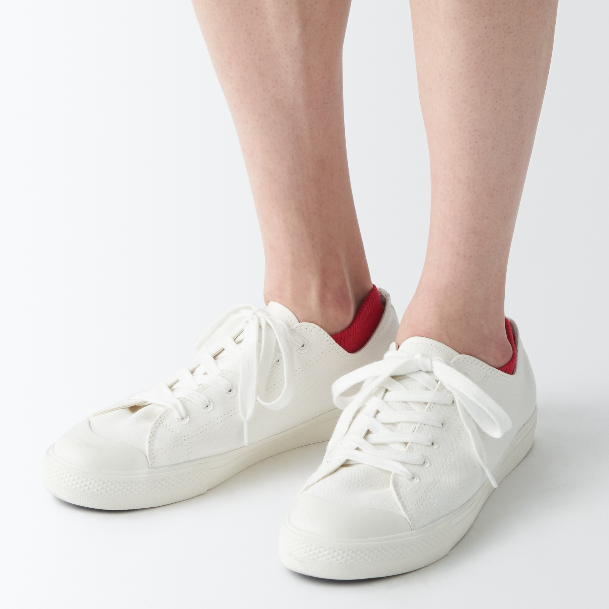 紳士　足なり直角　スニーカーイン（無地）