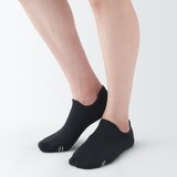 婦人　足なり直角　前後つまみ付き　浅履きスニーカーイン