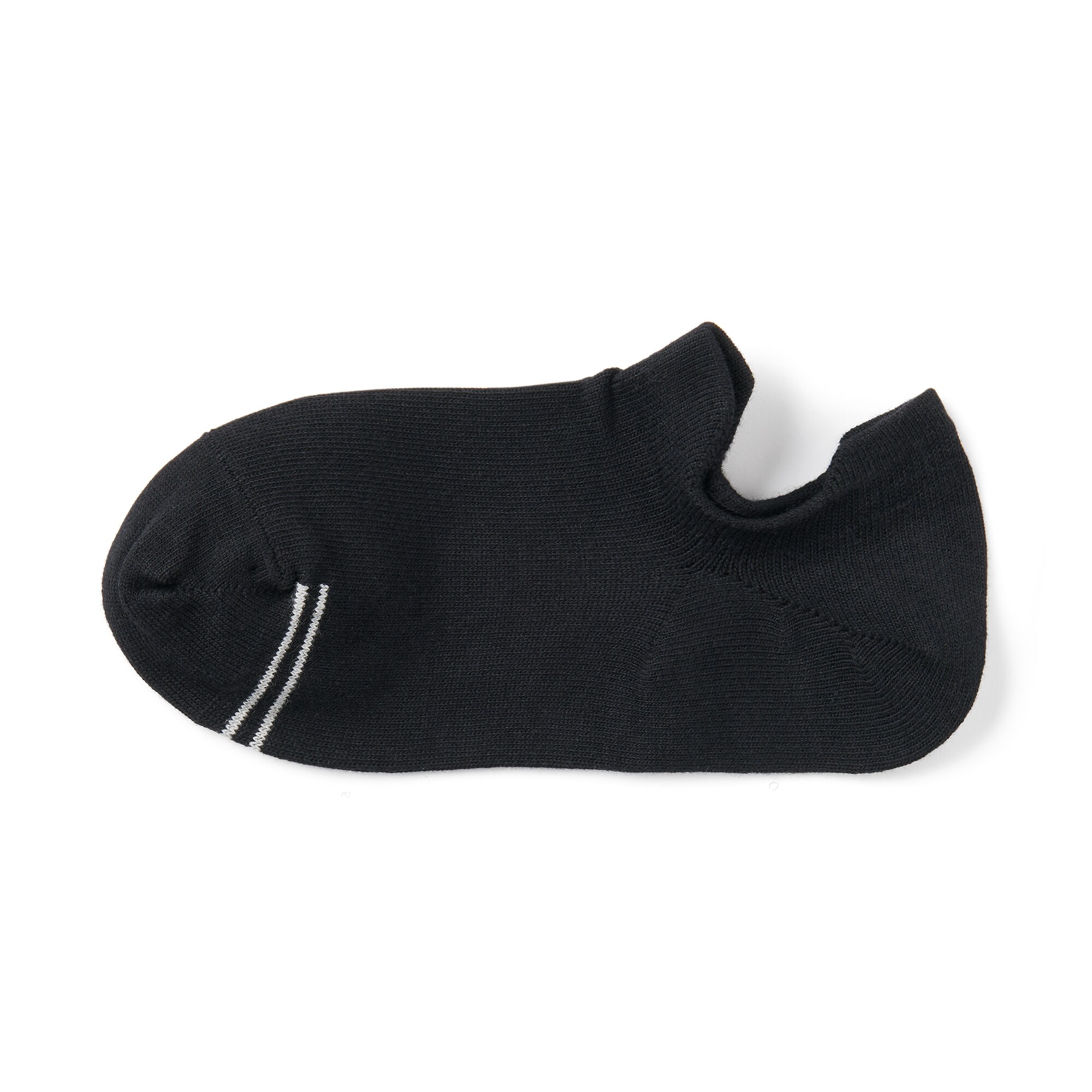 婦人　足なり直角　前後つまみ付き　浅履きスニーカーイン