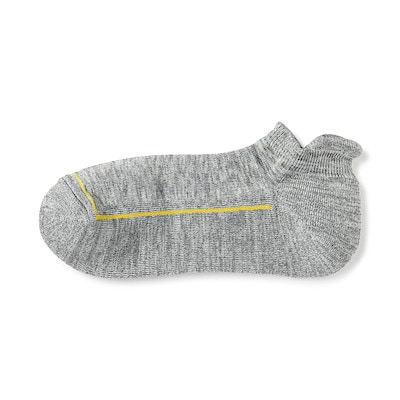 婦人　足なり直角　ウール混パイル編み　厚手スニーカーイン