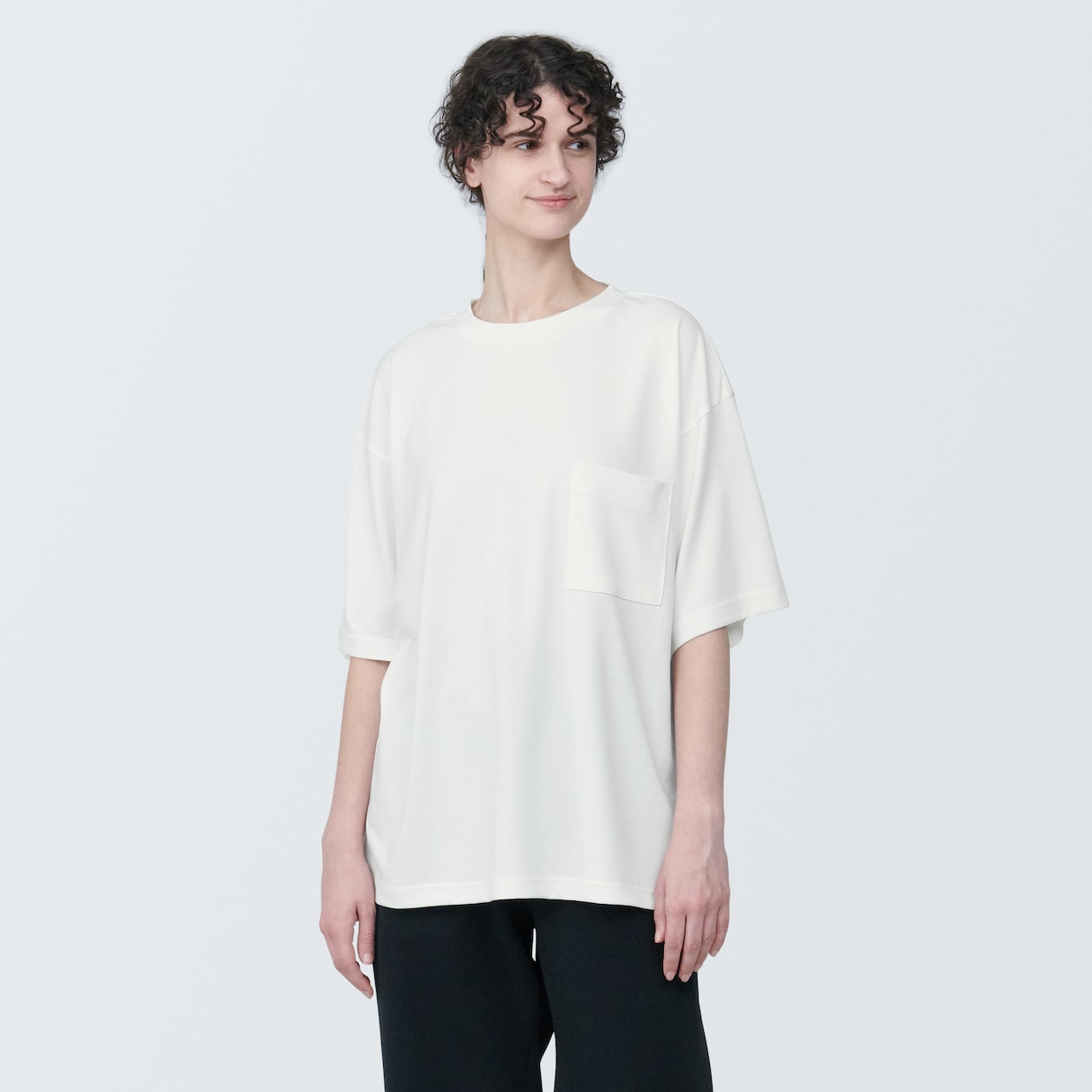 汚れが落ちやすい吸汗速乾クルーネック半袖Ｔシャツ