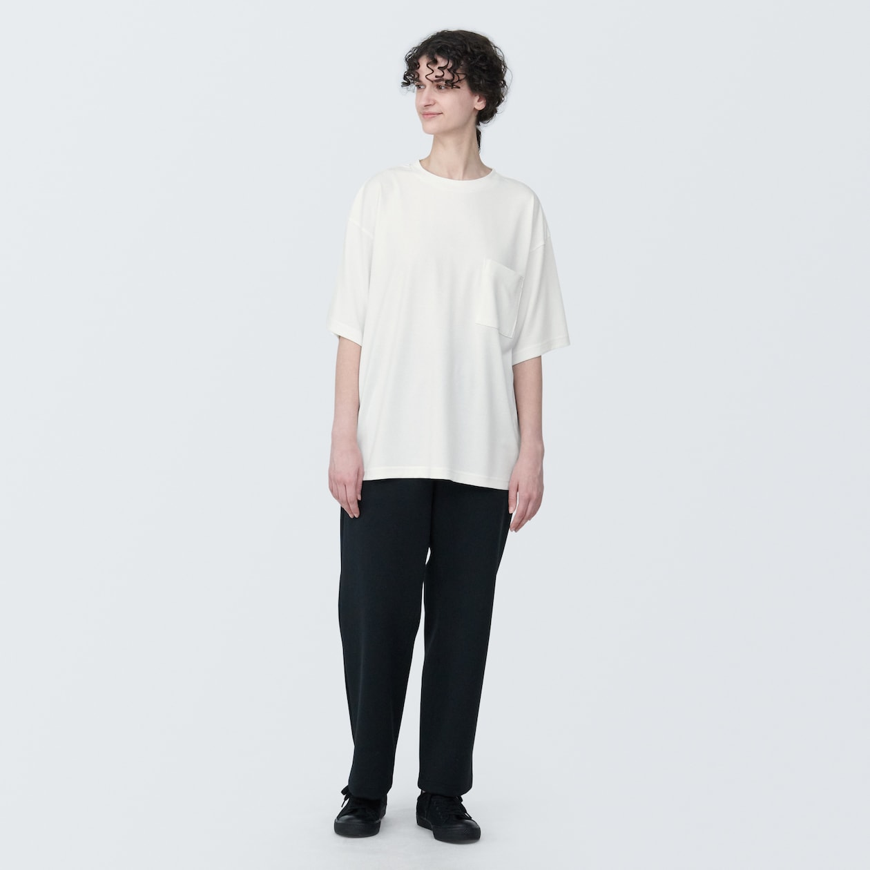 汚れが落ちやすい吸汗速乾クルーネック半袖Ｔシャツ