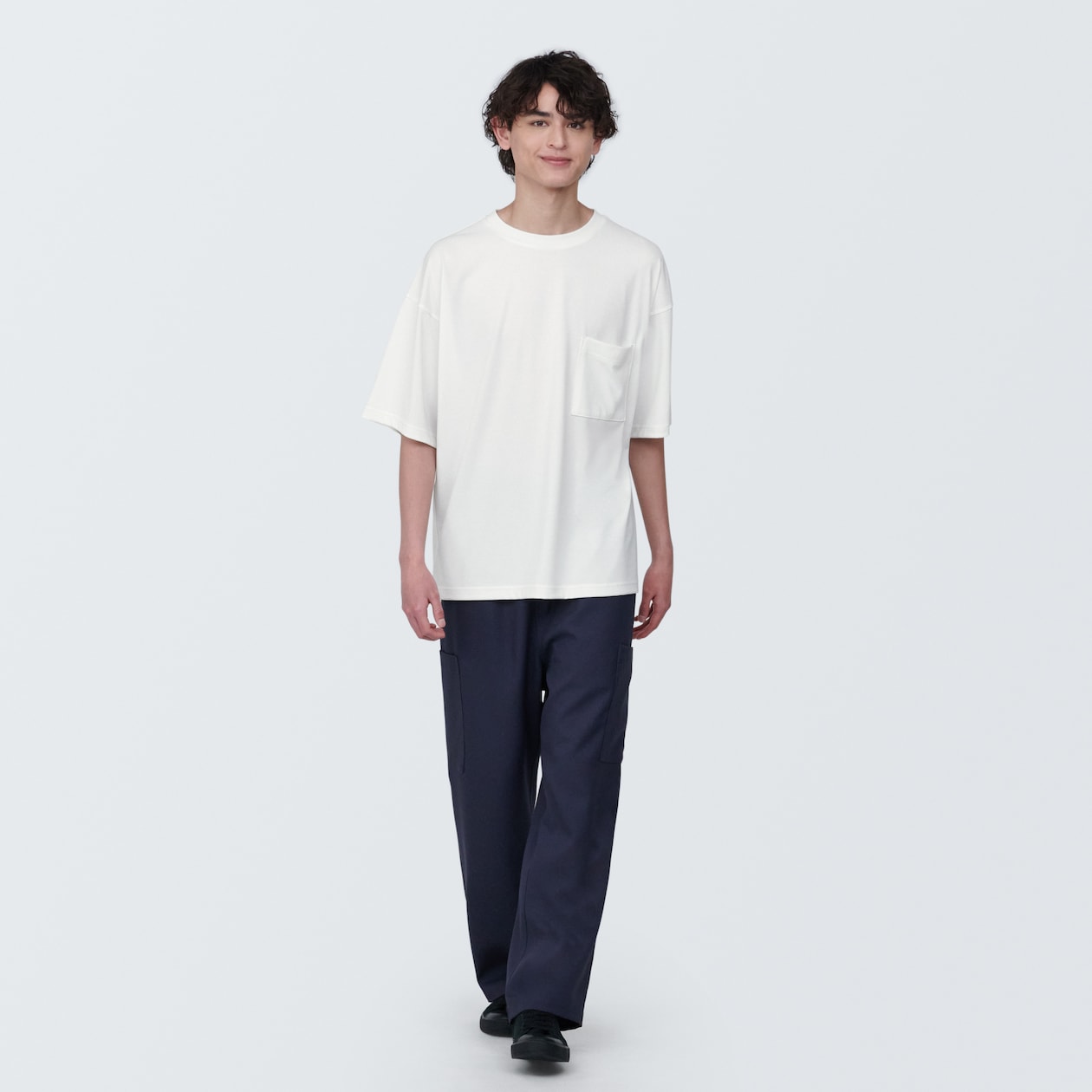 汚れが落ちやすい吸汗速乾クルーネック半袖Ｔシャツ