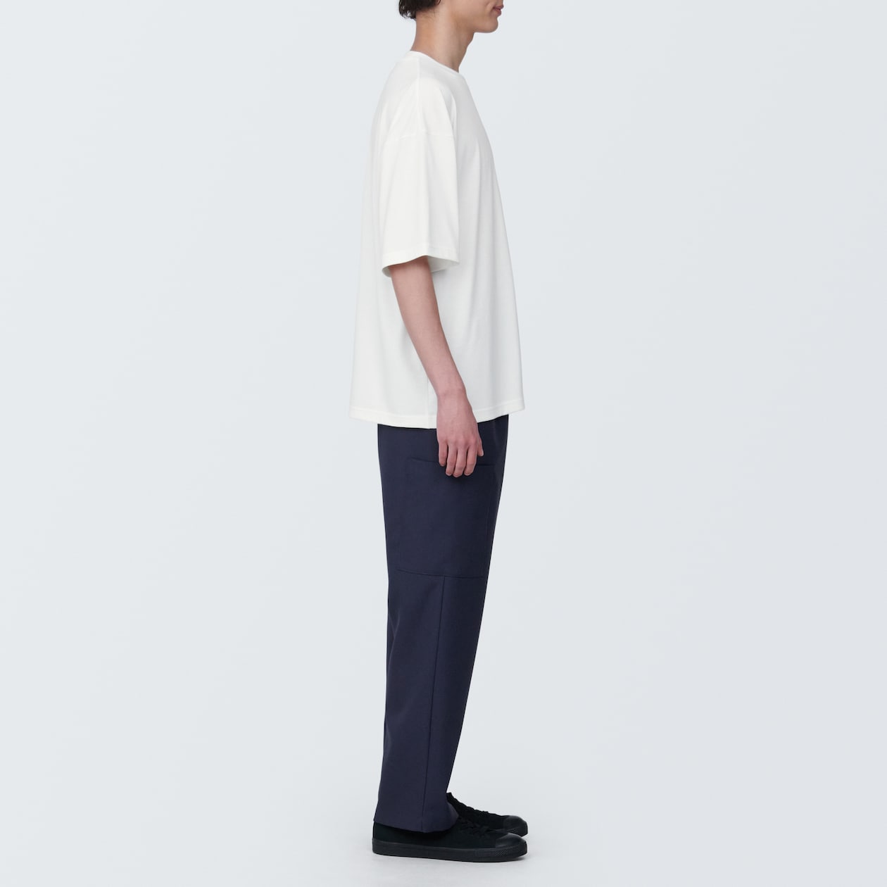 汚れが落ちやすい吸汗速乾クルーネック半袖Ｔシャツ