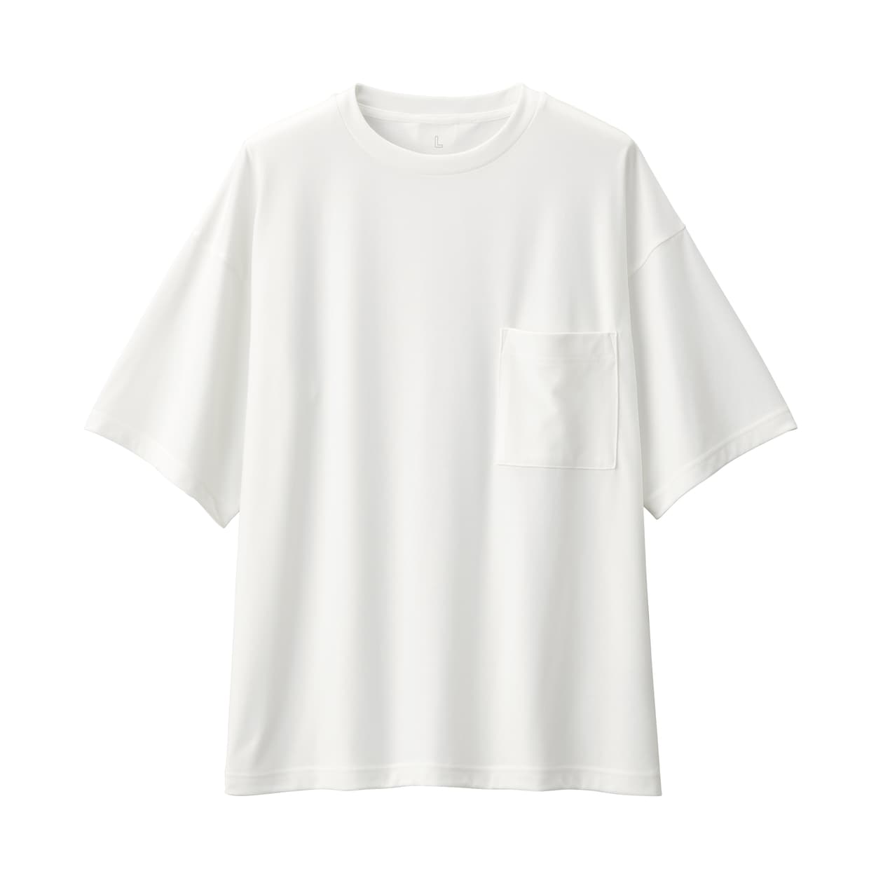 汚れが落ちやすい吸汗速乾クルーネック半袖Ｔシャツ