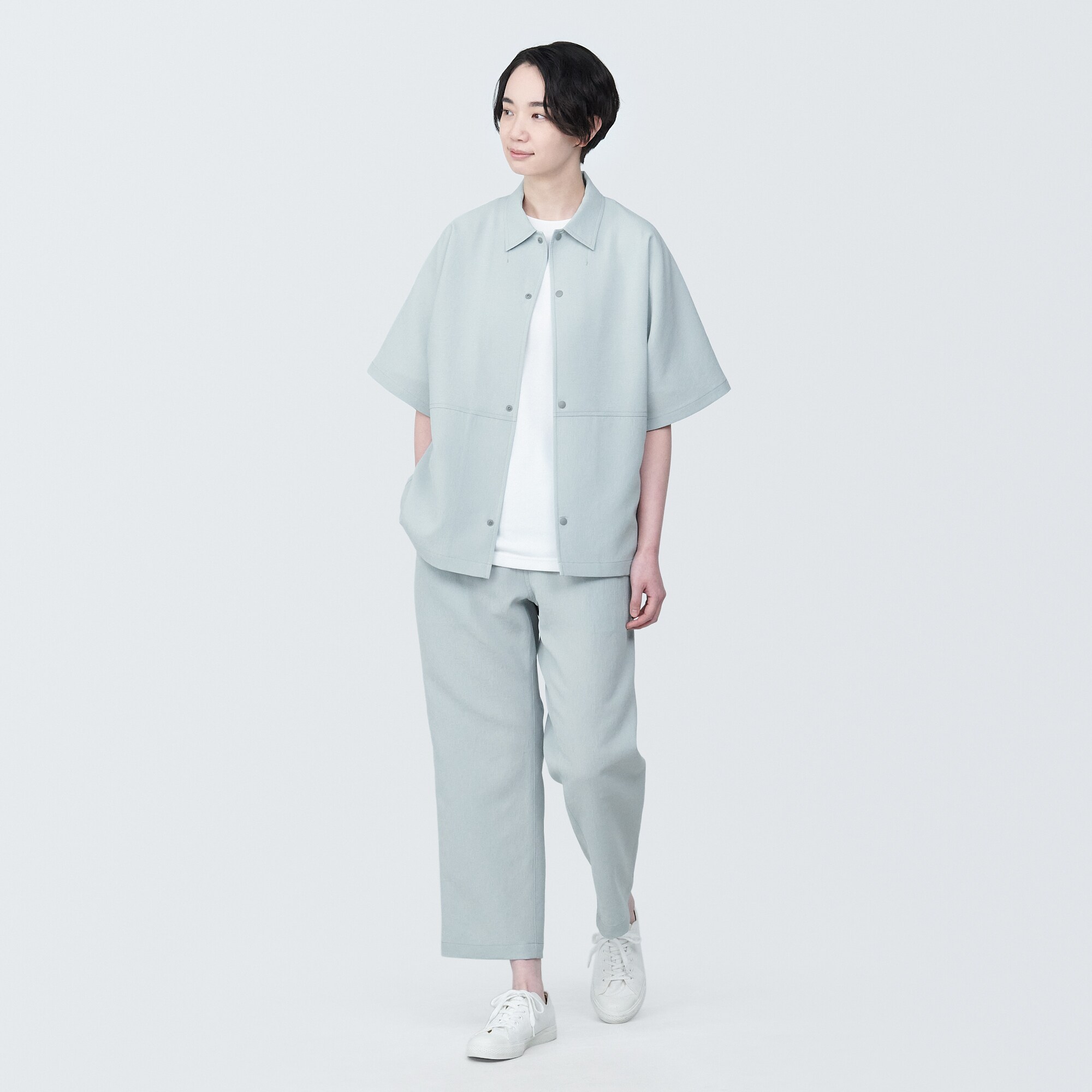 風を通す UVカット汚れが落ちやすいシャツ | 無印良品