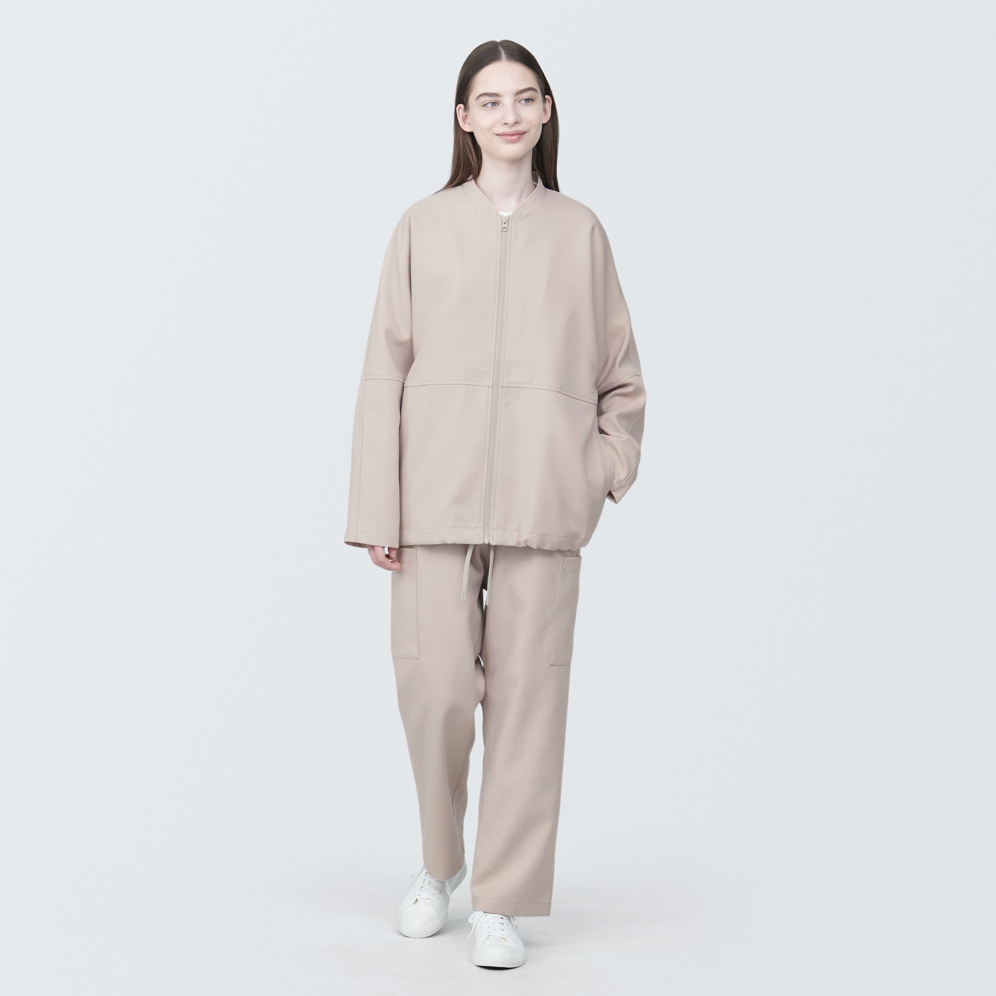 KK64様専用／MUJI Labo 汚れが落ちやすいジップアップブルゾン