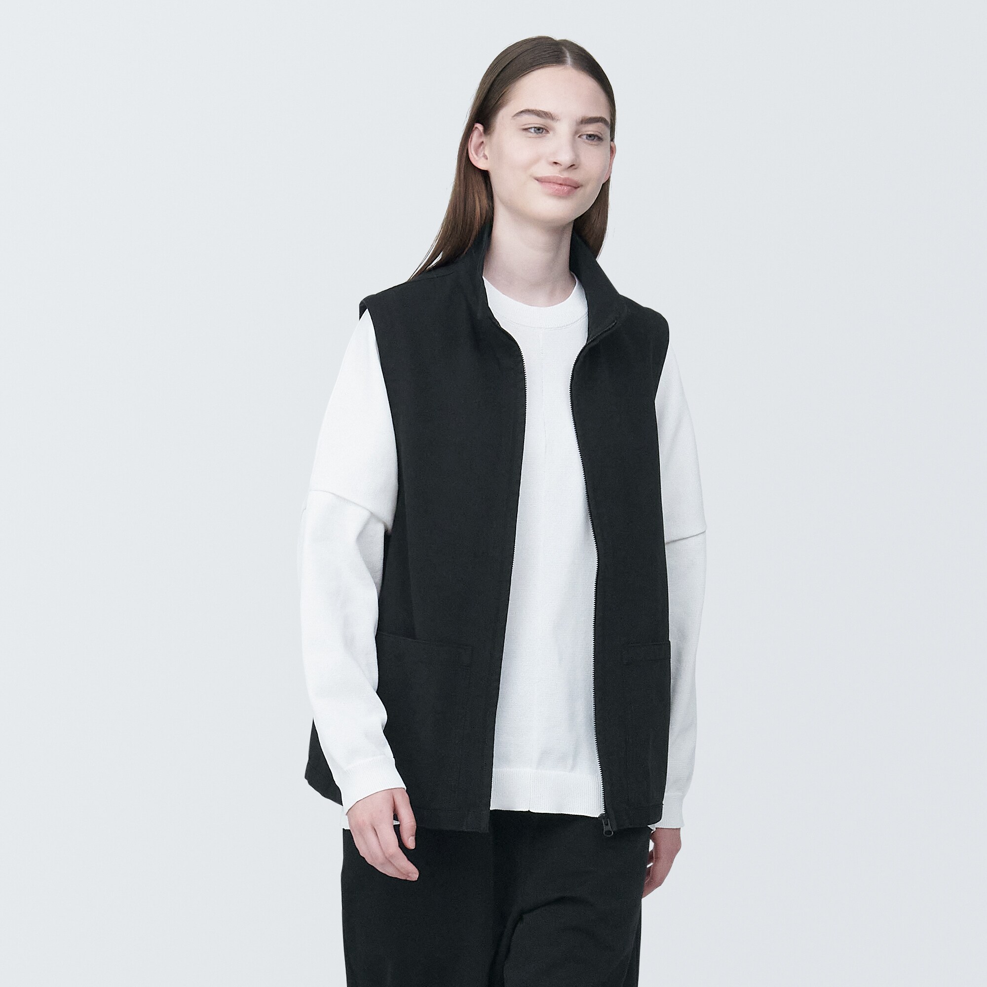 【美品】完売品 MUJI LABO 燃えにくい素材を使ったベスト XL 男女兼用 美品】完売品 MUJI LABO 燃えにくい素材を使ったベスト XL 男女兼用