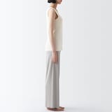 婦人　無染色前開きカップ入りタンクトップ