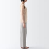 婦人　無染色前開きカップ入りタンクトップ