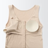 婦人　無染色前開きカップ入りタンクトップ
