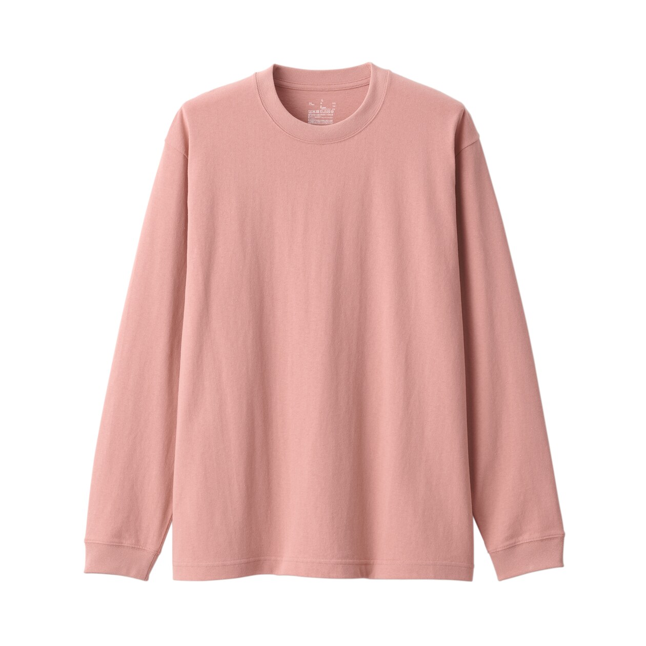 紳士　洗いざらし太番手クルーネック長袖Ｔシャツ