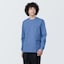 紳士　洗いざらし太番手クルーネック長袖Ｔシャツ