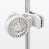 置いても使える　充電式クリップファン　ミニ