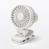 置いても使える　充電式クリップファン　ミニ