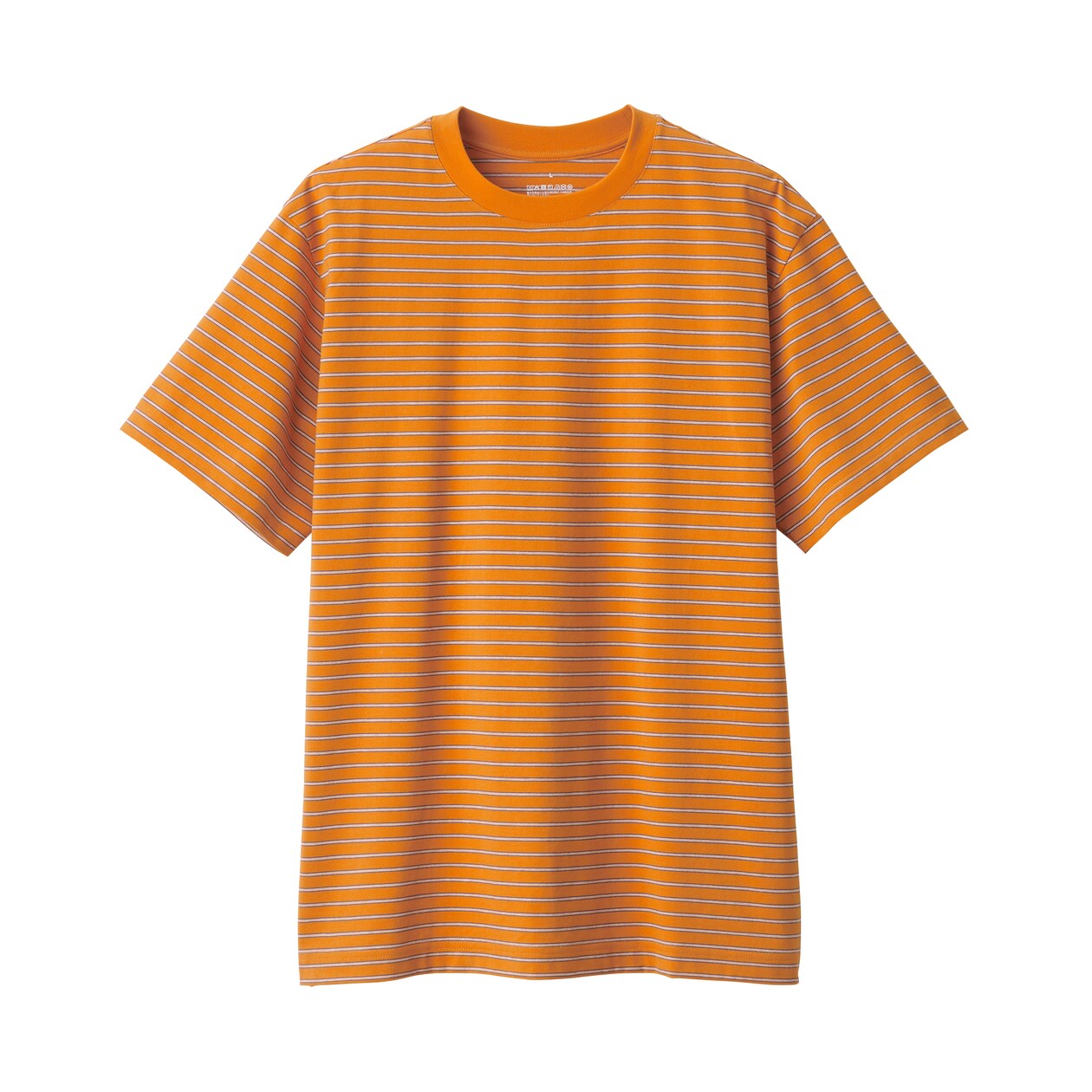 紳士　天竺編みクルーネック半袖Ｔシャツ（ボーダー）