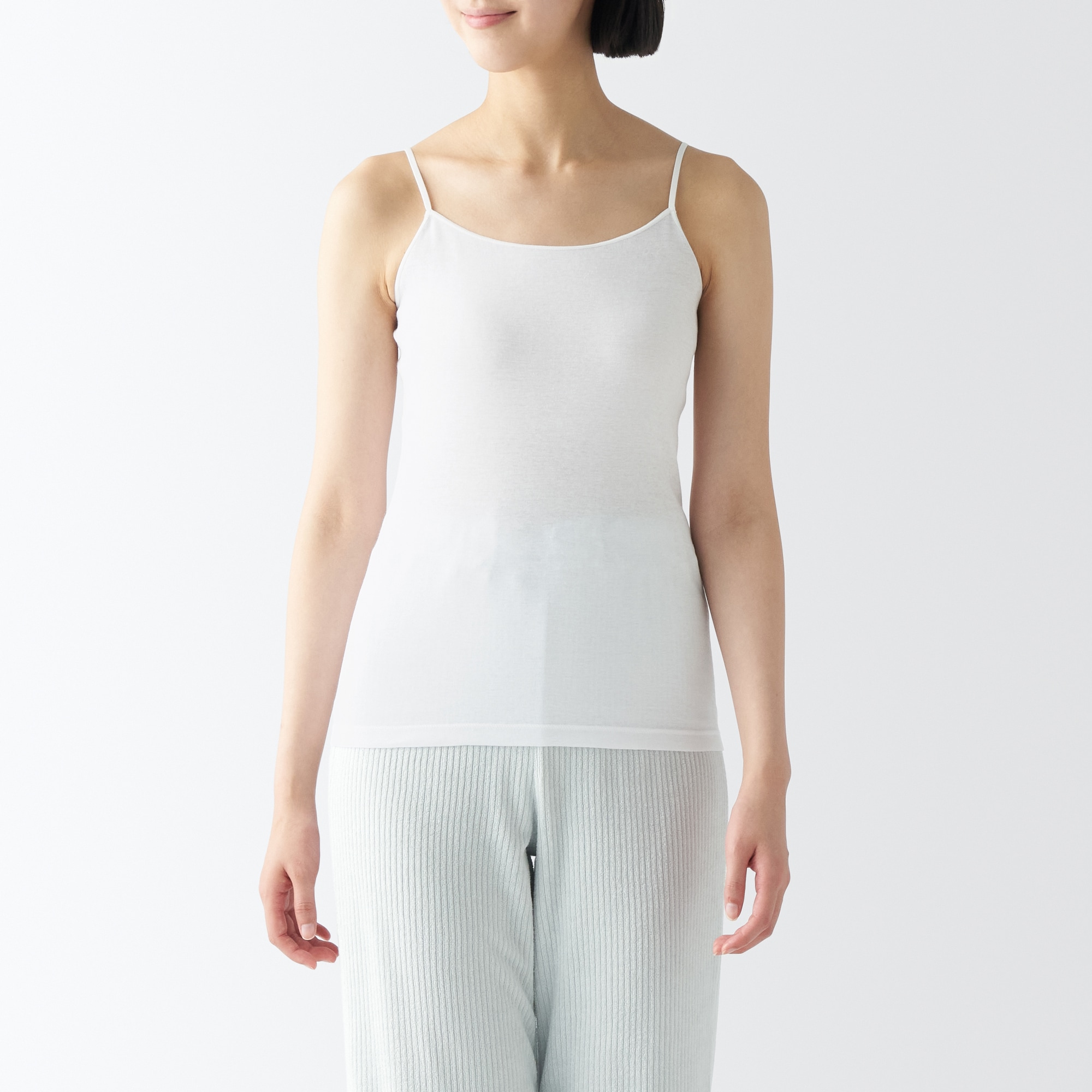 婦人　さらっと綿　薄手　キャミソール（2024年仕様）