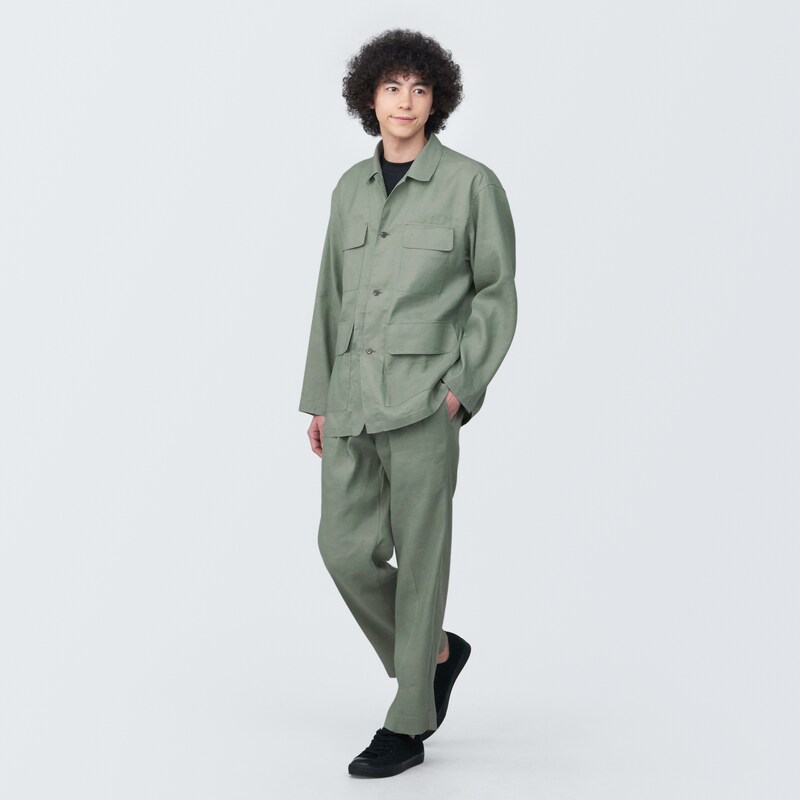 紳士 ヘンプ混シャツジャケット | 無印良品