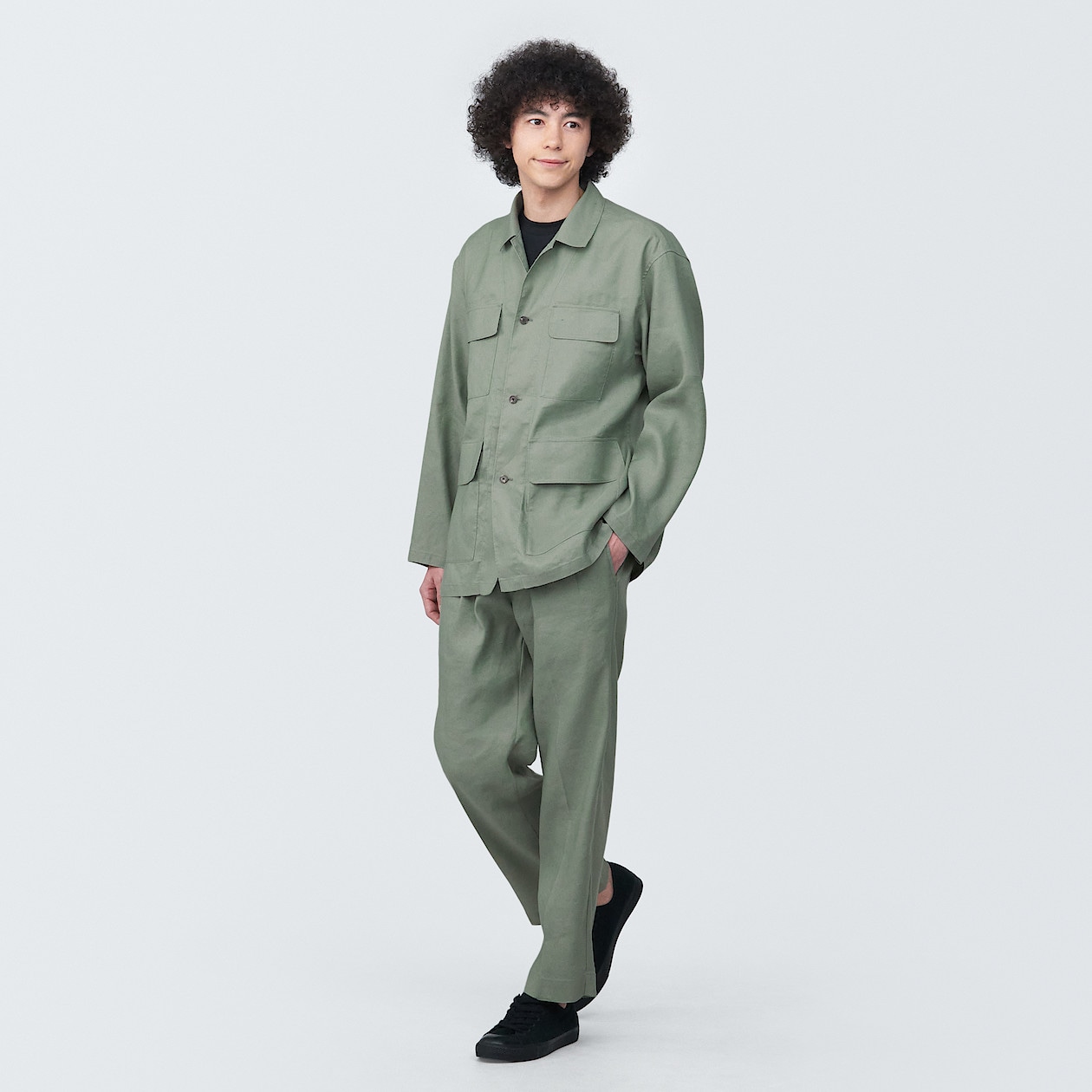最適な価格 【試着のみ】無印良品 ヘンプ混 シャツジャケット XL 最適な価格 【試着のみ】無印良品 ヘンプ混 シャツジャケット XL