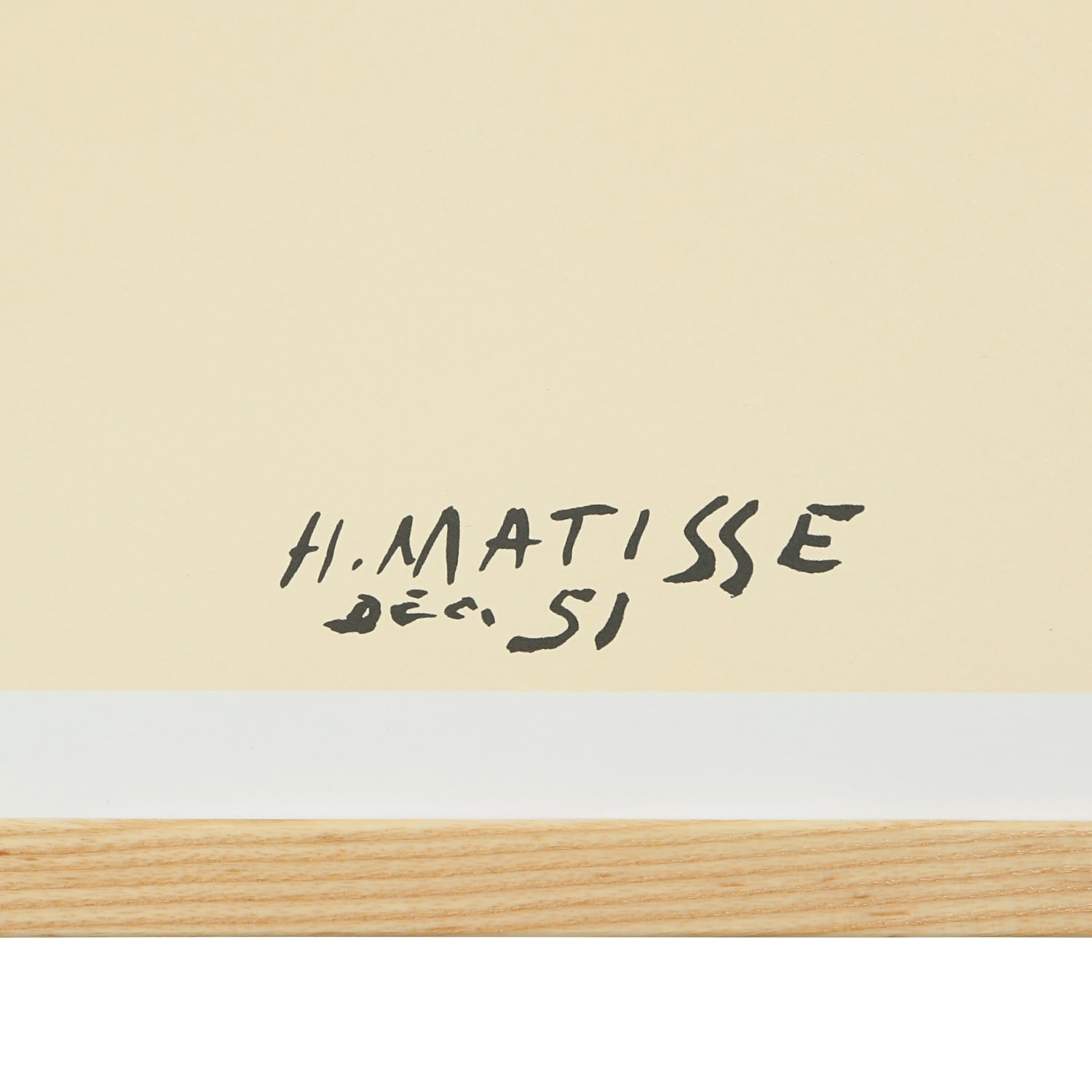 ［ＩＤＥＥ］アンリ・マティス　「低木」ナチュラルフレーム