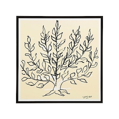 ［ＩＤＥＥ］アンリ・マティス　「低木」ブラックフレーム