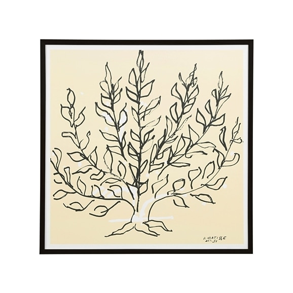 ［ＩＤＥＥ］アンリ・マティス　「低木」ブラックフレーム
