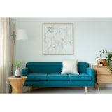 ［ＩＤＥＥ］カレイド　クッションカバー　４５ｃｍ角　コーラル×ベージュ