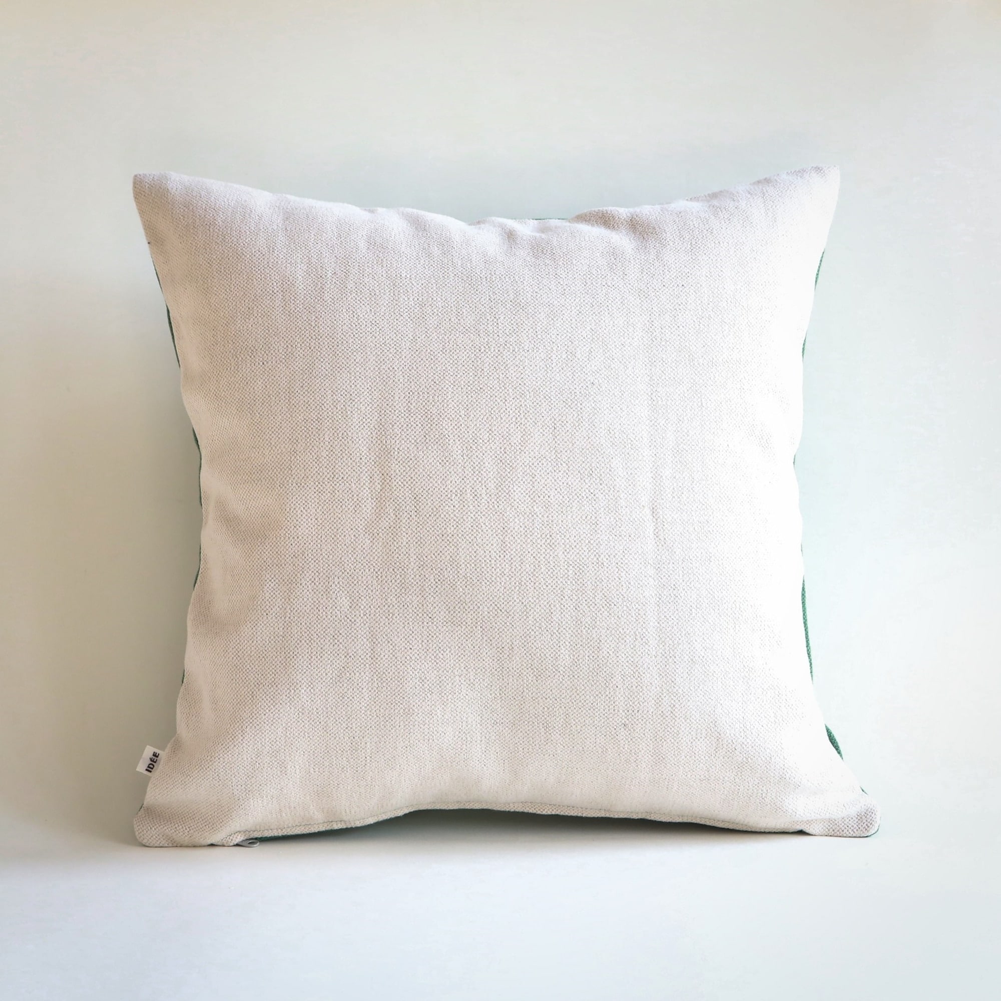［ＩＤＥＥ］カレイド　クッションカバー　４５ｃｍ角　フォレスト×アイボリー