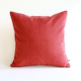 ［ＩＤＥＥ］カレイド　クッションカバー　４０ｃｍ角　コーラル×ベージュ